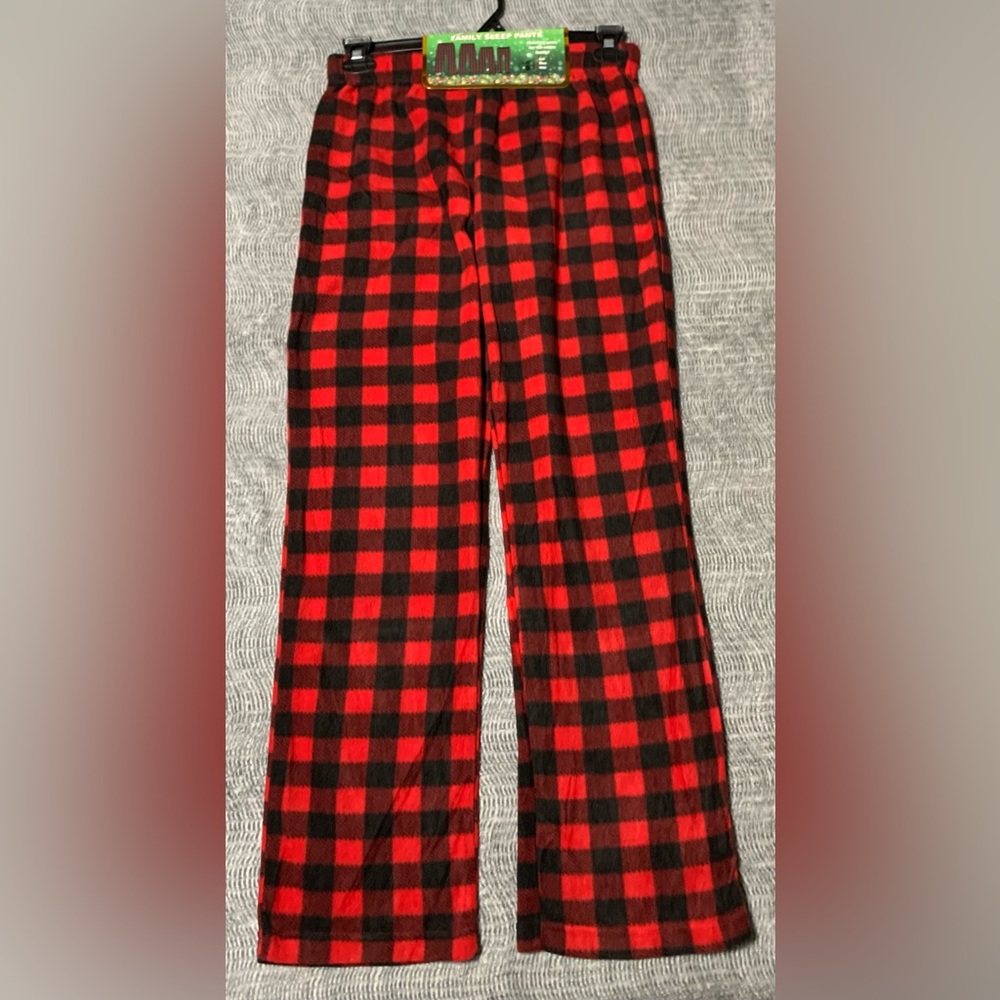 3/$10 Buffalo Plaid Pajama Pants - Pajama Fuzzy Fleece Pj Bottoms NWT SMALL